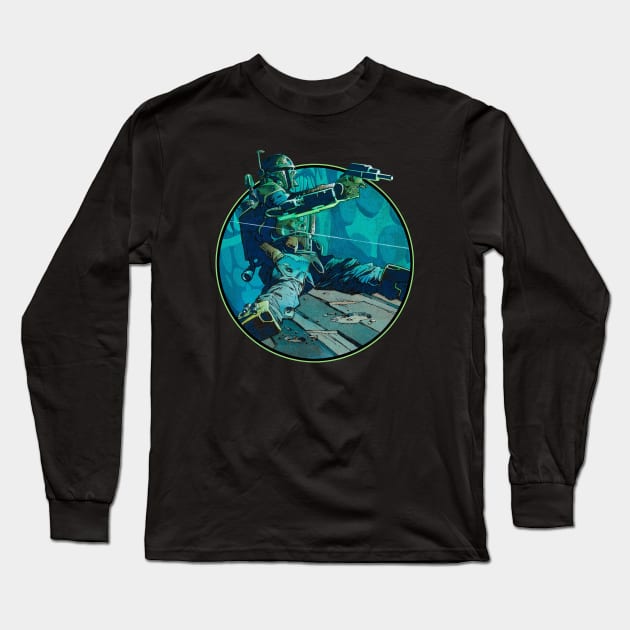 Cam Kennedy Bounty Hunter Long Sleeve T-Shirt by SkipBroTees